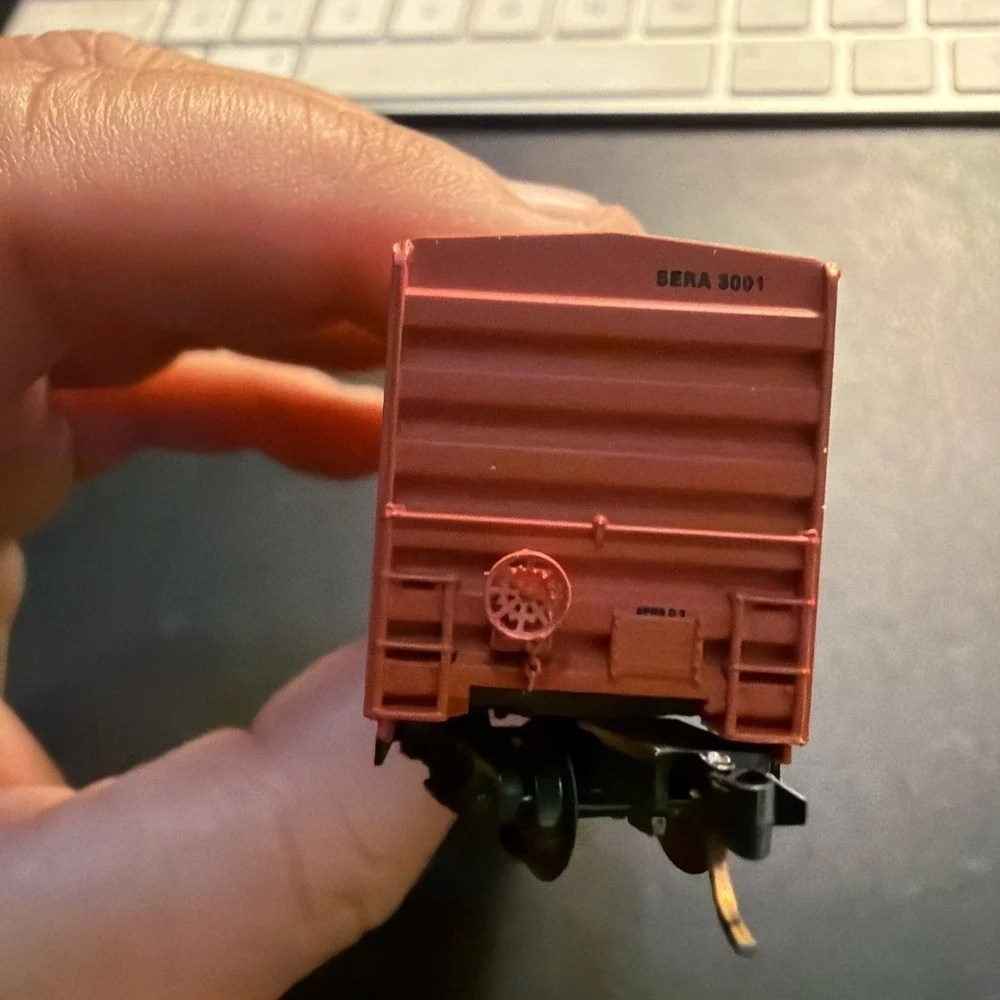 Atlas N scale Sierra Railroad SSI FMC 5077 SD boxcar road #3001
